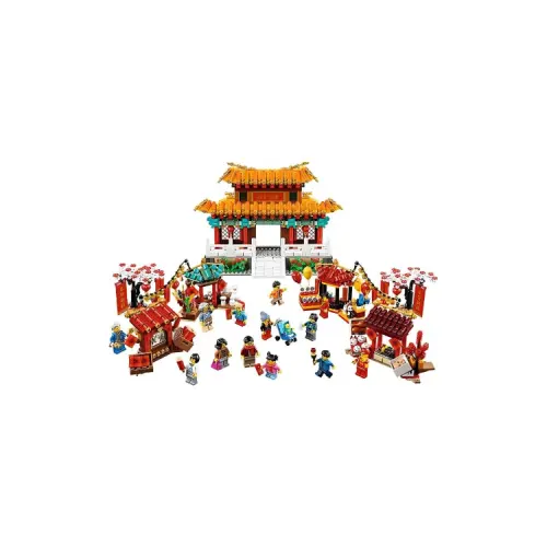 LEGO Lego temple fair building blocks toys 1001-2000pcs 80105
