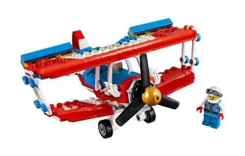 LEGO LEGO Creator Creative Variety Series Ninjago Characters LEGO Daredevil Stunt Plane Building Blocks 0-300pcs 31076