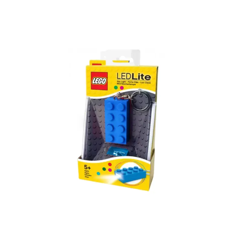 LEGO LEGO NINJAGO Series Brick Blue 2x4 LED Light Building Block Keychain Cool Building Blocks 0-300pcs LE-KE5B