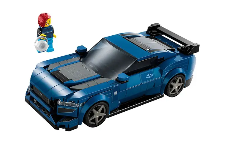 LEGO LEGO Super Racing Series Ford Mustang Dark Horse Sports Car Building Bricks 344pcs 76920