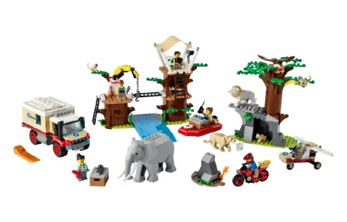 LEGO LEGO Wildlife Rescue Camp Plastic Building Blocks 503pcs LEGO60307