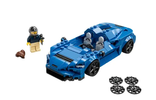 LEGO LEGO Super Racing Series McLaren Elva Plastic Building Blocks 0-300pcs 76902