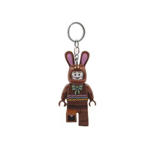 LEGO LEGO LEGO Character Series Chocolate Rabbit Luminous Keychain Building Blocks 0-300pcs LGL-KE180H