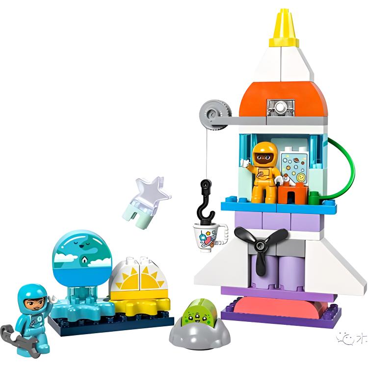 LEGO LEGO Duplo Series 3-in-1 Space Shuttle Adventure Building Blocks 58pcs 10422