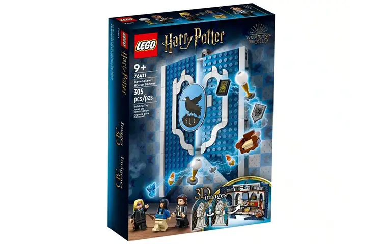 LEGO LEGO Harry Potter Series Ravenclaw House Flag Building Bricks 305pcs 76411