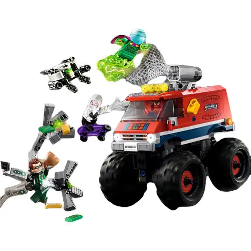 LEGO LEGO Superhero Series Marvel Spider-Man Wheeler vs. Mysterio Building Blocks 301-600pcs 76174