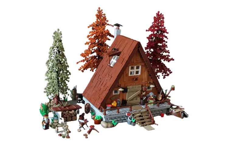 LEGO LEGO IDEAS series forest house building blocks 301-600pcs 21338