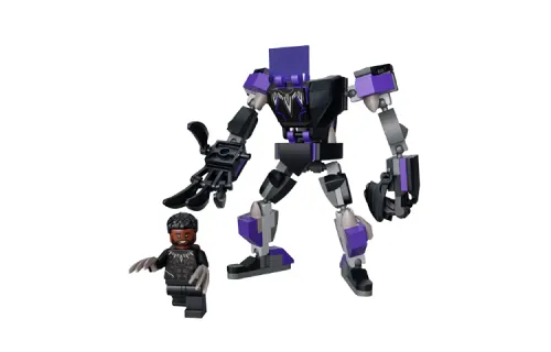 LEGO LEGO Superhero Series Marvel Black Panther Mecha Plastic Building Blocks 124pcs 76204
