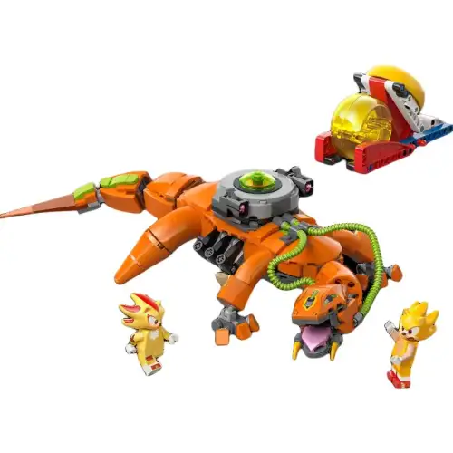 LEGO LEGO Sonic the Hedgehog Super Shadow vs. Biochemical Lizard Puzzle Building Blocks 419pcs 77003