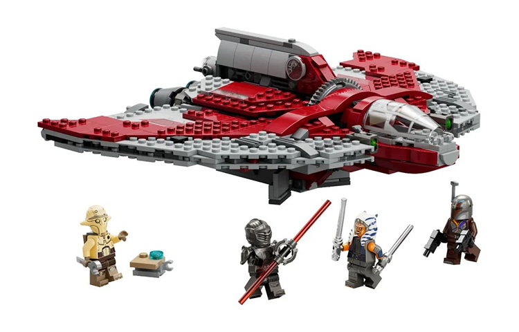 LEGO LEGO Star Wars Series Ahsoka Tano's T6 Jedi Ship Bricks 599pcs 75362