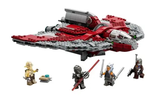 LEGO LEGO Star Wars Series Ahsoka Tano's T6 Jedi Ship Bricks 599pcs 75362