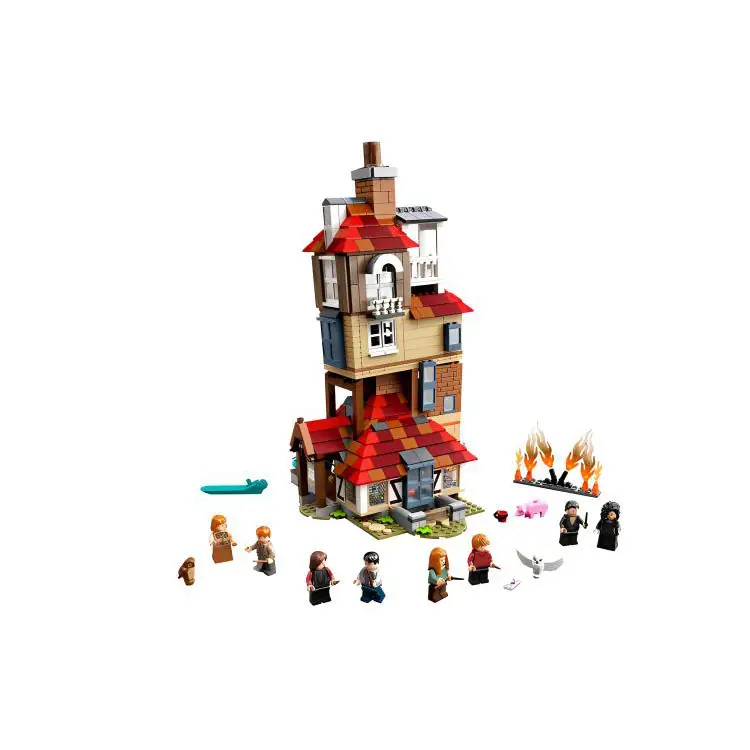 LEGO LEGO Harry Potter Series Attack at the Burrow Plastic Building Blocks 1001-2000pcs 75980