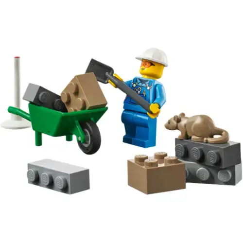 LEGO LEGO City Series Road Construction Vehicle Assembled Building Blocks 0-300pcs 60284