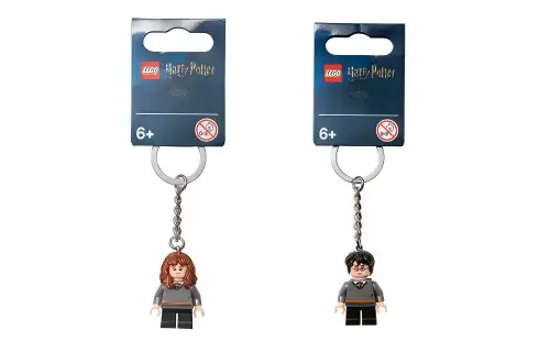 LEGO LEGO Harry Potter Series Harry and Hermione Keychain Building Blocks 0-300pcs 854114+854115