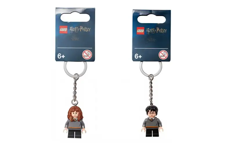LEGO LEGO Harry Potter Series Harry and Hermione Keychain Building Blocks 0-300pcs 854114+854115