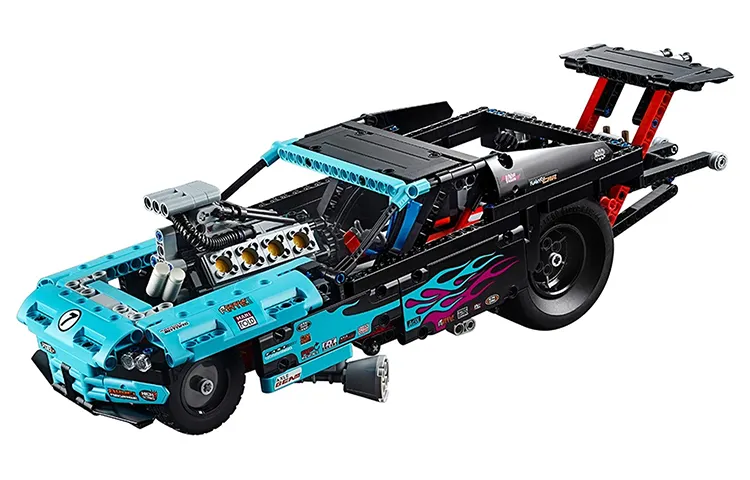 LEGO Lego, modified racing car, plastic constructor