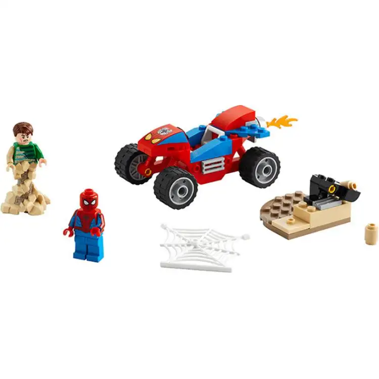 LEGO LEGO Superhero Series Spider-Man Marvel Spider-Man Series Spider-Man and Sandman Showdown Bricks 45 76172