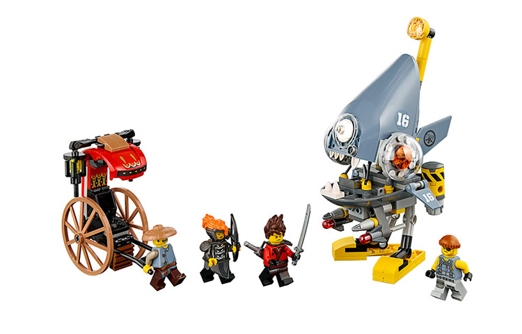 Конструктор LEGO Ninjago Атака пираньи (разноцветный)