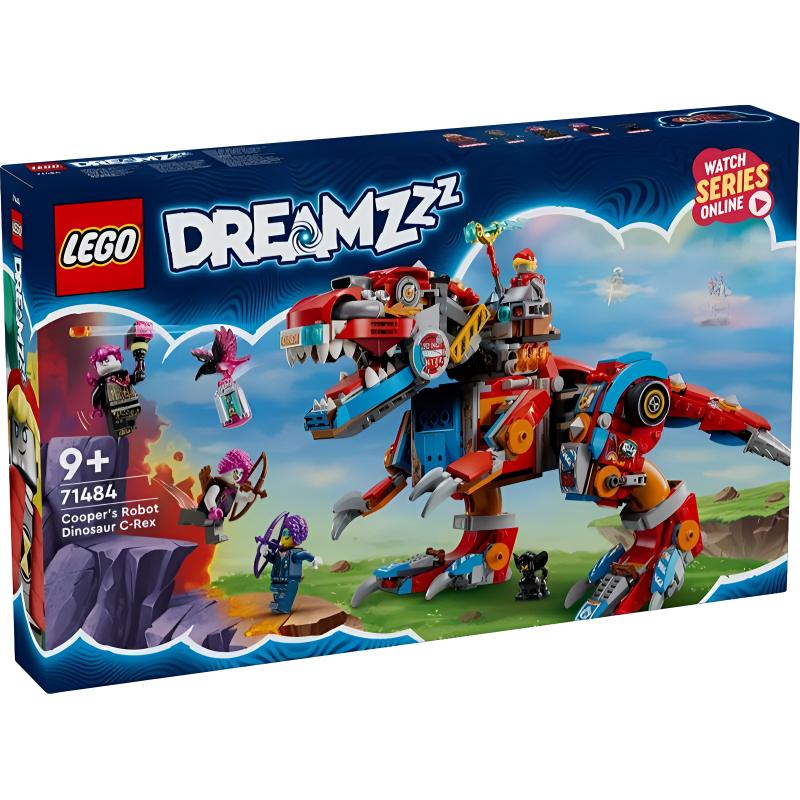 LEGO LEGO Dream City Hunter Series Cooper's Robot Dinosaur C-Rex Building Blocks 917pcs 71484