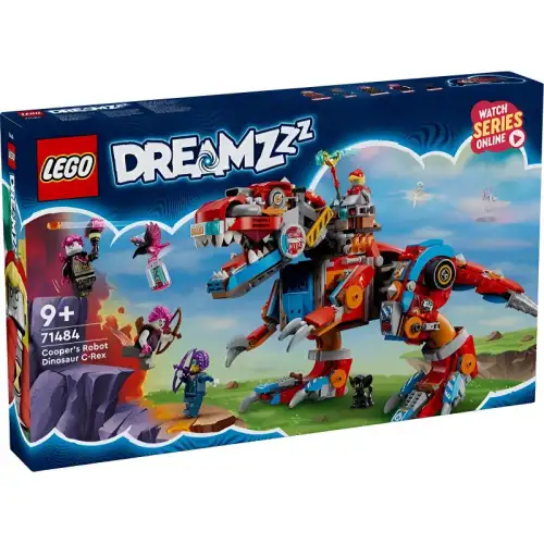 LEGO LEGO Dream City Hunter Series Cooper's Robot Dinosaur C-Rex Building Blocks 917pcs 71484