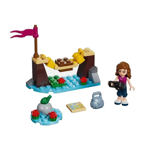 LEGO LEGO LEGO Adventure Camp Bridge Friends Series Building Kit Building Blocks 37pcs 30398