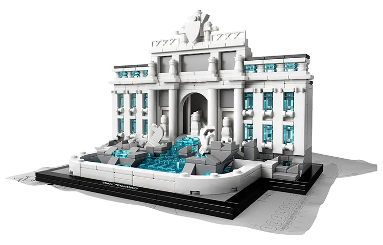 LEGO LEGO Architecture Series Roman Trevi Fountain Bricks 731cps 21020