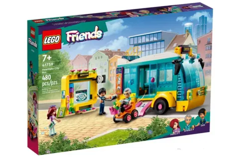 LEGO LEGO Friends Series Heart Lake City Bus Building Bricks 480pcs 41759