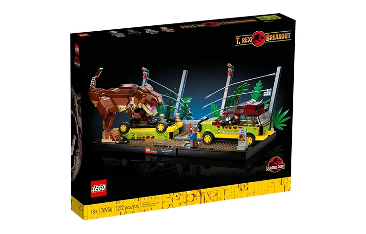 LEGO LEGO Jurassic World Series Tyrannosaurus Rex Assault Building Blocks 1212pcs 76956
