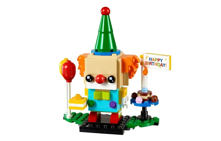 LEGO LEGO Brickhead Series Clown Limited Edition Plastic Building Blocks 0-300pcs 40348