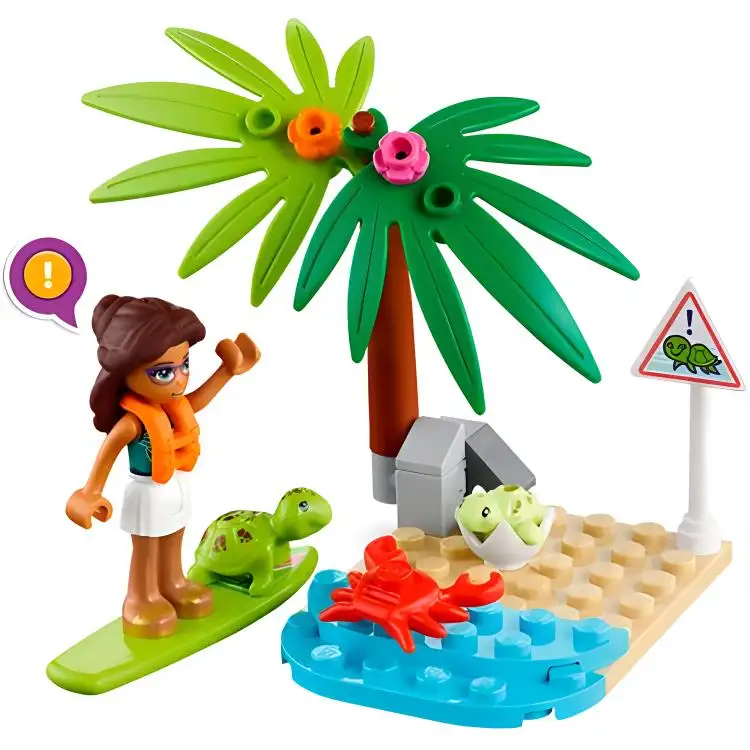 LEGO LEGO Friends Series Turtle Rescue Vehicle Bricks 90pcs 41697