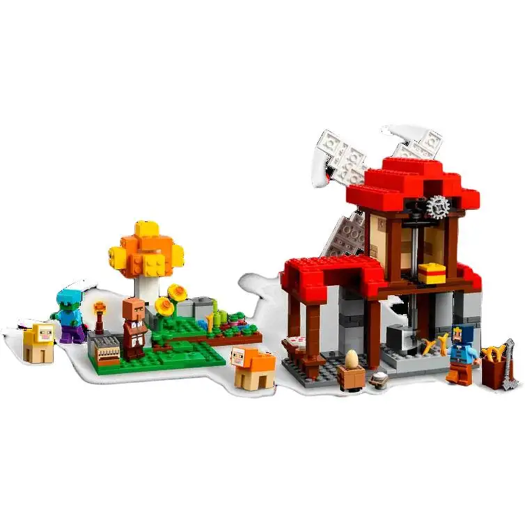 LEGO LEGO Minecraft Series Windmill Farm Building Blocks 462pcs 21262