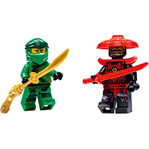 LEGO LEGO NINJAGO Series Lloyd + Stone Samurai Minifigure Set (comes with NINJAGO Classic Legends Special 4 Magazine) Soothing Bricks 0-300 LEGO-2309-0125