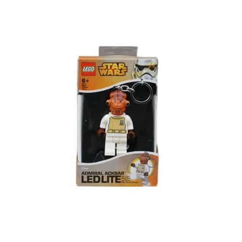 LEGO LEGO Star Wars Series Admiral Ackbar LED Light Keychain Creative Building Block Figure 0-300pcs LE-KE59