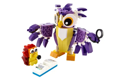 LEGO LEGO Creator 3 in 1 magical forest animals building blocks 175 pieces 31125