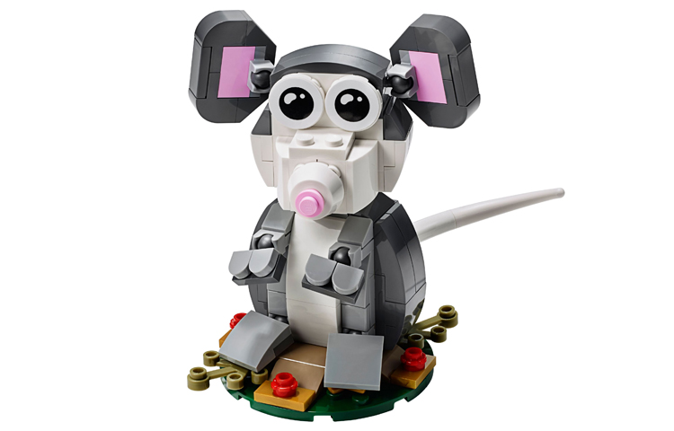 LEGO LEGO Zodiac Series Rat Plastic Building Blocks 162pcs 40355