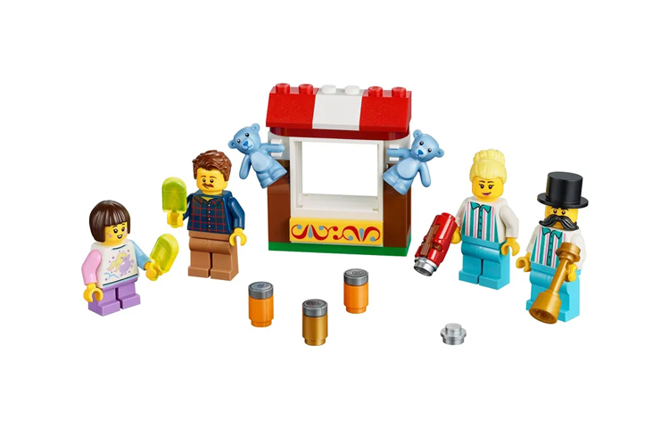 Конструктор LEGO Набор минифигурок Парк развлечений (разноцветный)