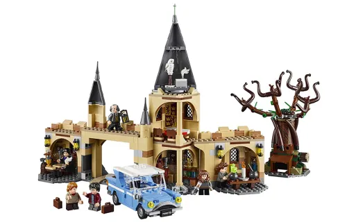 LEGO LEGO Harry Potter Series Hogwarts Gate and Whomping Willow Harry Potter Characters Building Blocks 301-600pcs 75953