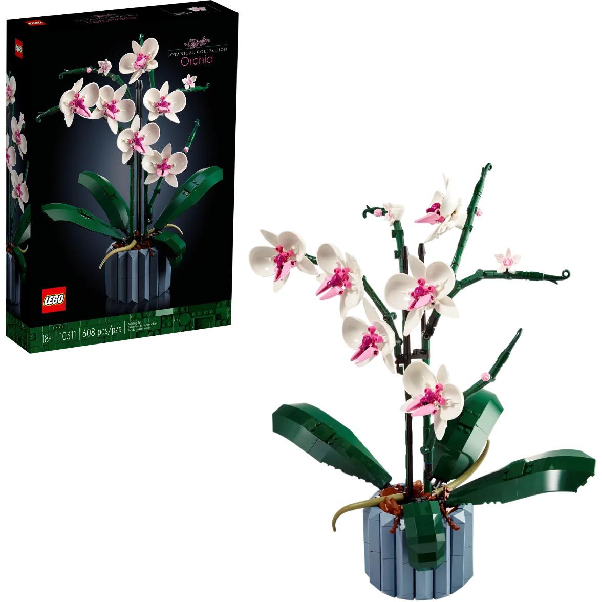 LEGO Lego icons bouquet series orchid plastic building blocks 601-1000pcs 10311