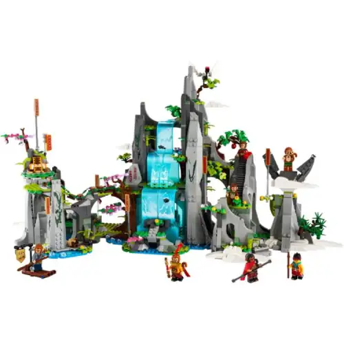 LEGO Lego Wukong Little Man Series Legendary Flower and Fruit Mountain Building Blocks 1949pcs 80024