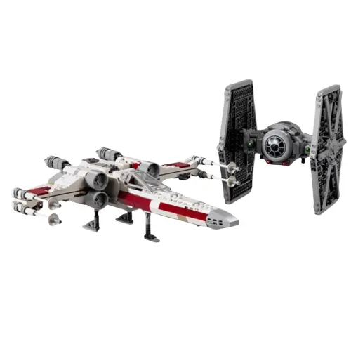 LEGO Lego Star Wars series Star Wars characters TIX fighter and X-wing fighter creative combination building blocks 1063pcs 75393
