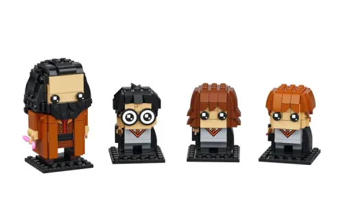 LEGO LEGO Brickhead Series Harry Potter Harry, Hermione, Ron and Hagrid Building Blocks 301-600pcs 40495