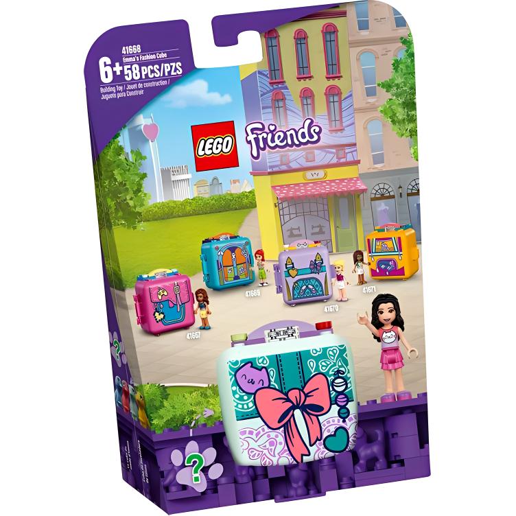 LEGO LEGO Friends Series Emma's Fashion Store Fun Game Box Building Bricks 0-300pcs 41668