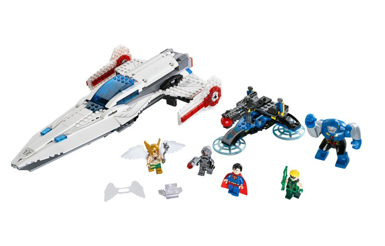 LEGO LEGO Superhero Series Darkseid's Invasion Plastic Building Blocks 545pcs 76028