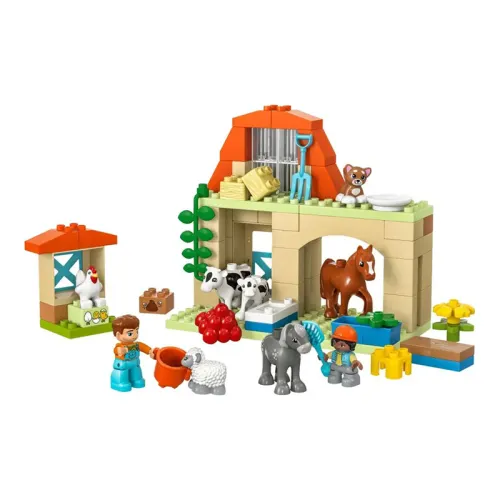 LEGO LEGO Duplo Series Happy Farm Animals Building Blocks 74pcs 10416
