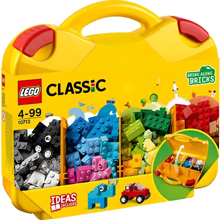 LEGO LEGO Classic Series Creative Suitcase Plastic Building Blocks 0-300pcs 10713