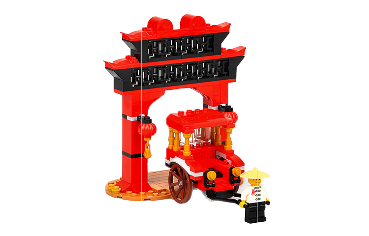 Конструктор LEGO Рикша (разноцветный)