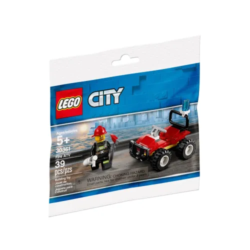LEGO LEGO City Series Fire Theme All Terrain Fire Truck Building Kit Building Blocks 39pcs 30361