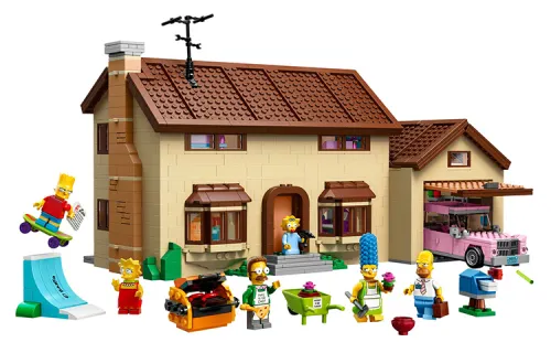 LEGO LEGO Simpsons Scene Simpsons House Building Bricks 2001-5000pcs 71006