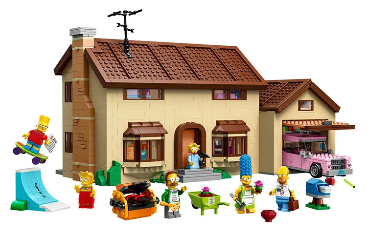 LEGO LEGO Simpsons Scene Simpsons House Building Bricks 2001-5000pcs 71006