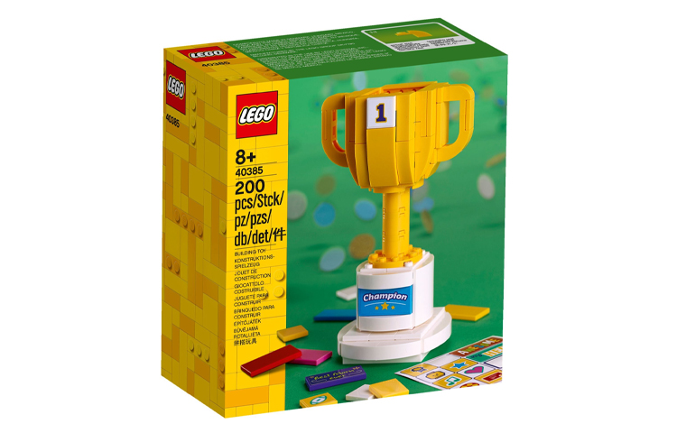 Конструктор LEGO Наградной кубок (желто-синий)